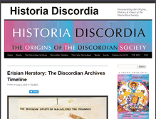 Tablet Screenshot of historiadiscordia.com